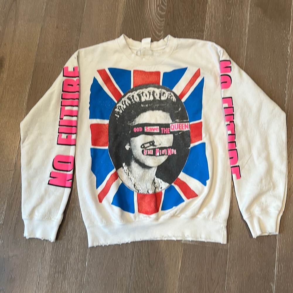 MADE WORN SWEATSHIRT SEX PISTOLS